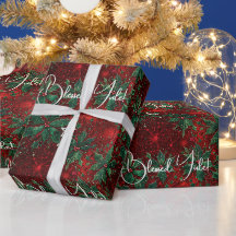 Create Your Own Red Green Winter Yule Holly