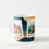 Create Your Own Retro 3 Photo Kaffeetasse (Vorderseite Links)
