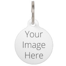Create Your Own Round Large Pet Tag