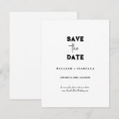 Create your own save the date cards einladung (Vorne/Hinten)