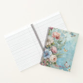 Create Your Own Shabby Chic Butterfly Bouquet Notizblock (Innenseite)