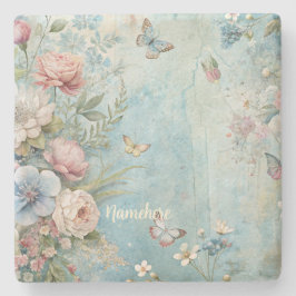 Create Your Own Shabby Chic Butterfly Bouquet Steinuntersetzer