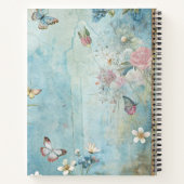 Create Your Own Shabby Chic Flower Bouquet Floral Notizblock (Rückseite)