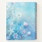 Create Your Own Shabby Chic White Wildflowers Notizblock (Rückseite)