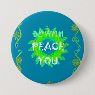 Create Your Own Shalom Peace Be With You Always Button