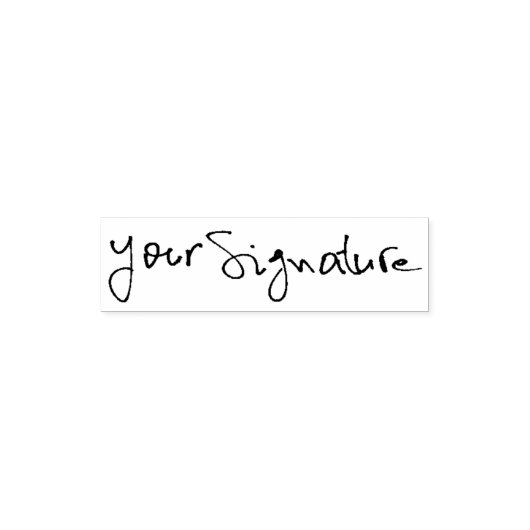 Create Your Own Signature Permastempel (Design)