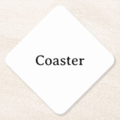 Create Your Own Simple Custom Diamond Untersetzer (Vorderseite)