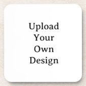 Create Your Own Simple Custom Hard plastic  Getränkeuntersetzer (Vorderseite)