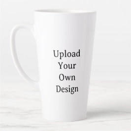 Create Your Own Simple Custom Large 17oz Latte Mug Milchtasse