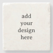 Create Your Own Simple Custom Marble Steinuntersetzer (Vorderseite)