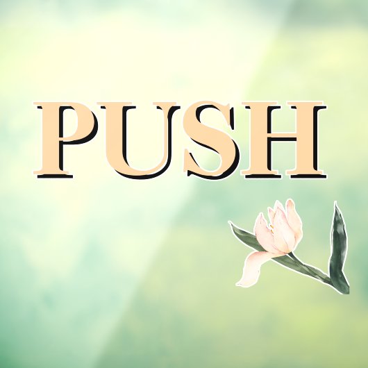 Create Your Own Simple Custom Push Fensteraufkleber (Blatt 3)