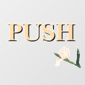 Create Your Own Simple Custom Push Fensteraufkleber (Blatt)