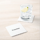 Create Your Own Simple Custom Scalloped Square Untersetzer (Vor Ort)