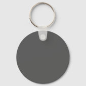 Create Your Own simple dark gray Schlüsselanhänger (Vorderseite)