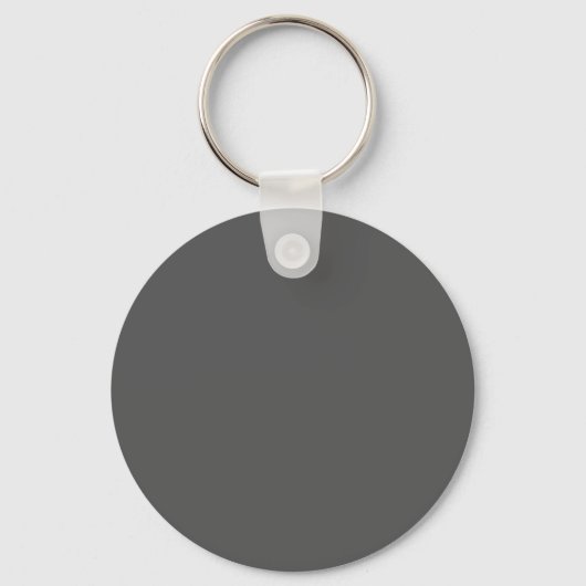 Create Your Own simple dark gray Schlüsselanhänger (Vorderseite)