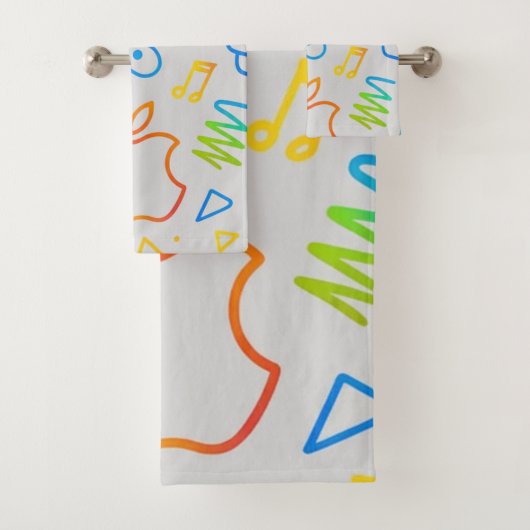 Create Your Own Simple personalized Trending Badhandtuch Set (Insitu)