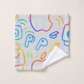 Create Your Own Simple personalized Trending Badhandtuch Set (Waschlappen)