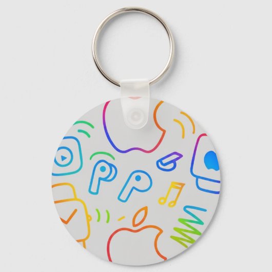 Create Your Own Simple personalized Trending Schlüsselanhänger (Rückseite)