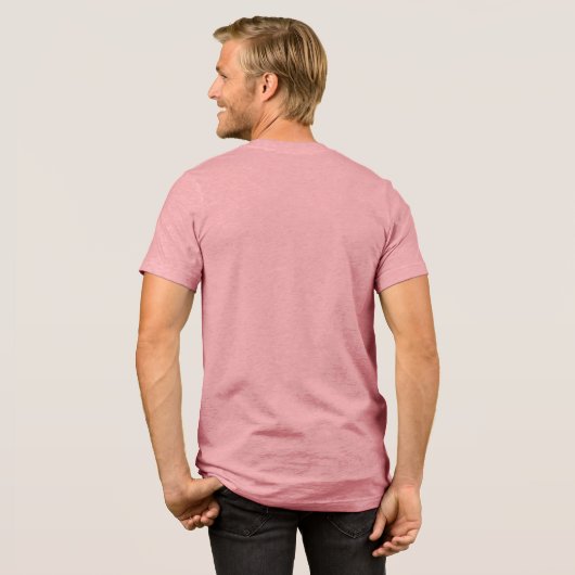 Create Your Own simple Tri-Blend Shirt (Rückseite voll)