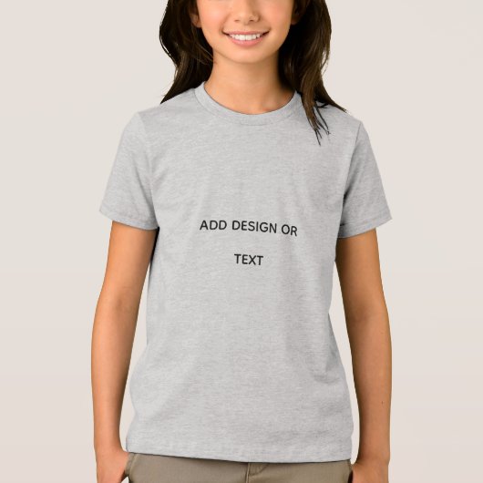 Create Your Own simple Tri-Blend Shirt (Vorderseite)