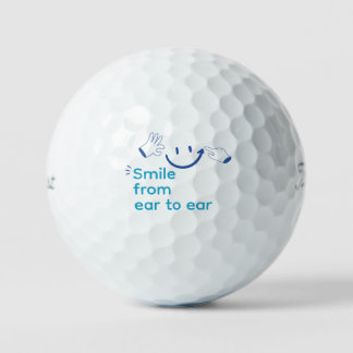 Create Your Own Sky Blue Denim Blue Personal Golfball