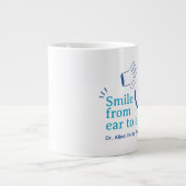 Create Your Own Sky Blue Denim Blue Personal  Jumbo-Tasse (Vorderseite)