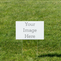 Create Your Own Small Narrow Rechteck Yard Sign Gartenschild
