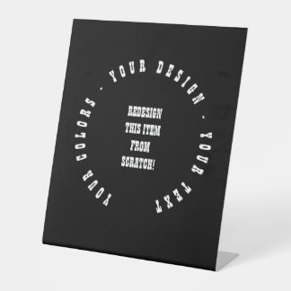 Create Your Own Sockelschild