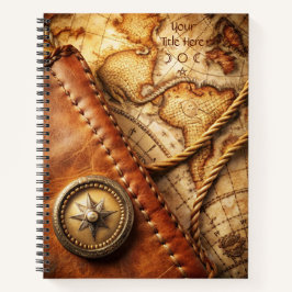 Create Your Own Sojourner Compass Rose Map Notizblock