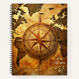 Create Your Own Sojourner Compass Rose Notizblock