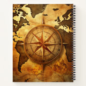Create Your Own Sojourner Compass Rose Notizblock (Rückseite)
