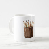 Create Your Own Story Pencils Kaffeetasse (Vorderseite Links)