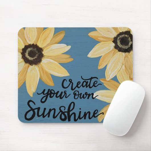 Create Your Own Sunshine Mousepad (Mit Mouse)