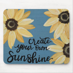 Create Your Own Sunshine Mousepad