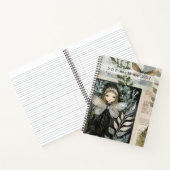 Create Your Own Surreal Butterfly Maiden Botanical Notizblock (Innenseite)