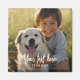 Create your own Text and Photo  Magnet