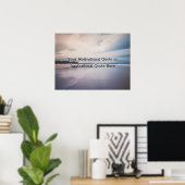 Create Your Own Text Inspirational Motivational Poster (Heimbüro)