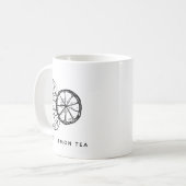 Create Your Own text | Inspirational Quote Kaffeetasse (Vorderseite Links)