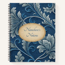 Create Your Own Tourquoise Embossed Vintage Floral