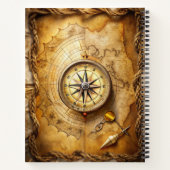 Create Your Own Traveler Compass Rose Notizblock (Rückseite)