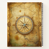Create Your Own Traveller Compass Rose Notizblock (Rückseite)