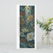 Create Your Own Tropical Cheetah Bookmark Card (Stehend Vorderseite)