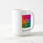 Create Your Own Upload Logo Here Promotional Kaffeetasse (VorderseiteRechts)
