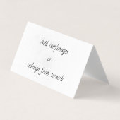 Create Your Own Visitenkarten (Vorderseite)