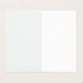 Create Your Own Visitenkarten (Außenseite Aufgefaltet)