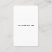 Create Your Own wedding custom Flat Note Card Visitenkarte (Vorderseite)
