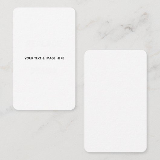 Create Your Own wedding custom Flat Note Card Visitenkarte (Vorne/Hinten)