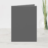 Create Your Own wedding dark gray Karte (Vorderseite)