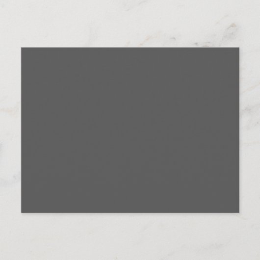 Create Your Own wedding dark gray Postkarte (Vorderseite)