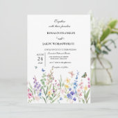 Create Your Own wedding Invitation card Einladung (Stehend Vorderseite)